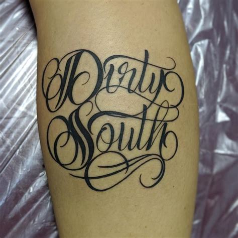 dirty south tattoo|More.